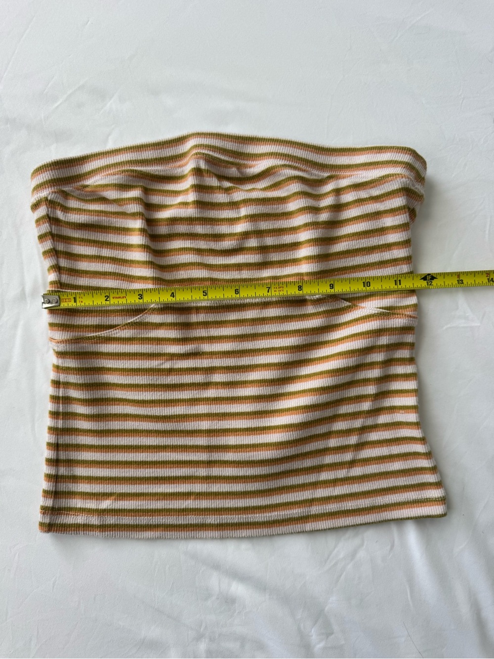 BDG Strapless Striped Tube Top - Size Medium - Picture 6 of 6